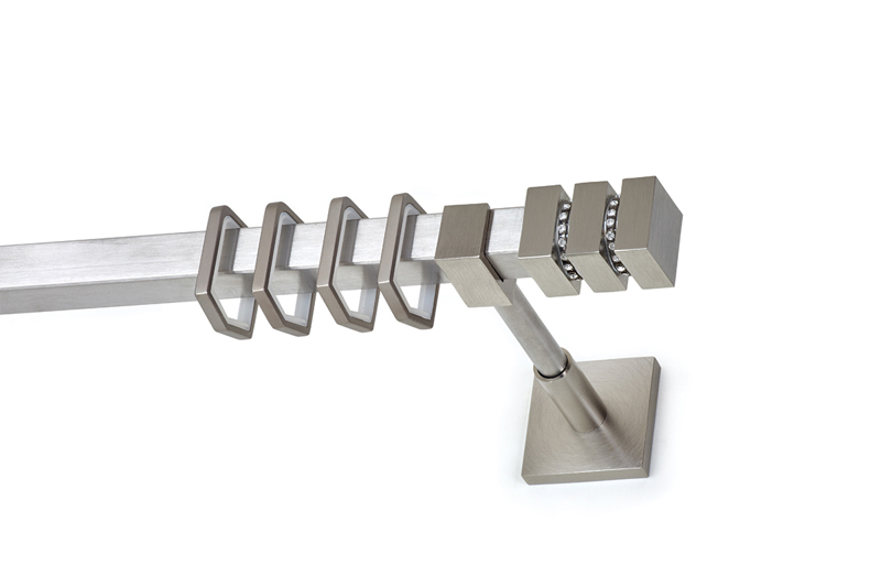 Anartisi Κουρτινόξυλο Inox 20x20mm KYTHNOS T20 Νίκελ Σα